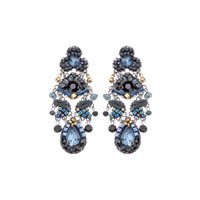 Earrings Ayala Bar Woman Indigo Summits in Metal Alloy Cristallo C2288